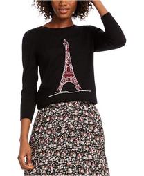 Eiffel Tower Sequin Sweater, Created for Macy's