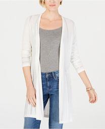 Petite Pointelle Duster Cardigan, Created for Macy's