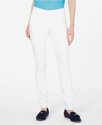 Petite Chelsea Stretch-Twill Skinny Pants, Created for Macy's