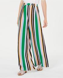 Striped Wide-Leg Pants, Created for Macy's
