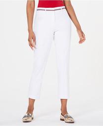 Ribbon-Trim Ankle Pants, Created for Macy's