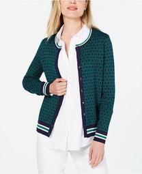 Petite Patterned Cardigan, Created for Macy's