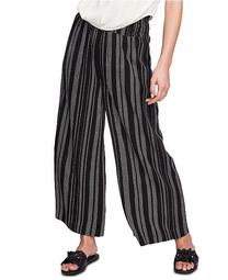 Extra Wide Leg Striped Pants