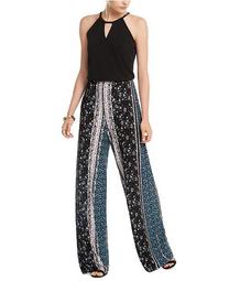 INC Solid & Printed Halter Jumpsuit, Created For Macy's