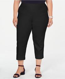 Plus Size Pull-On Capri Pants, Created for Macy's
