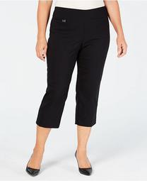 Petite Plus Size Tummy-Control Capri Pants, Created for Macy's