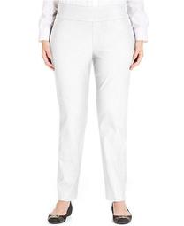 Petite Plus Size Cambridge Tummy-Control Pull-On Pants, Created for Macy's
