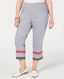 Plus Size Chelsea Pull-On Capri Pants, Created for Macy's