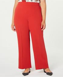 Trendy Plus Size Flare-Bottom Pants, Created for Macy's