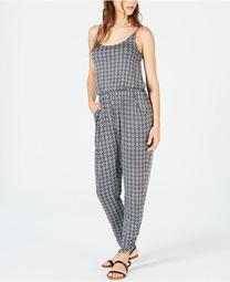 Juniors' Printed Jumpsuit, Created for Macy's