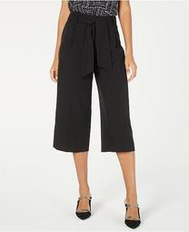 Petite Belted Culottes, Created for Macy's