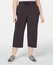 Plus Size Recycled Woven Wide-Leg Pants, Created for Macy's