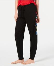 Embroidered Jogger Pajama Pants, Created for Macy's