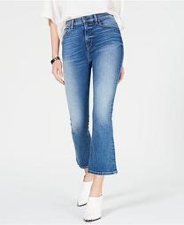 Holly Cropped Flare-Leg Jeans