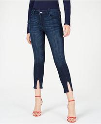 Florence Split-Hem Cropped Jeans
