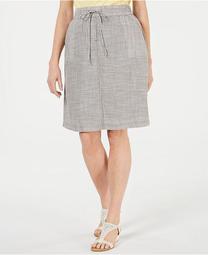 Cotton Drawstring-Waist Skirt, Created for Macy's