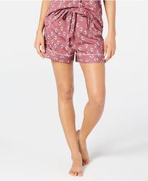 Cotton Printed Sleep Shorts, Created for Macy's