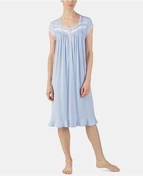 Plus-Size Printed Venise Lace Waltz Nightgown