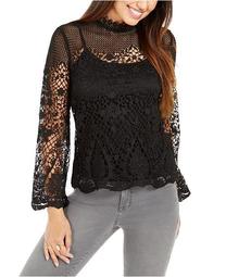 Lace Bell-Sleeve Top, Created for Macy's