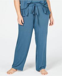 INC Ultra Soft Plus Knit Ruching Pajama Pants, Created for Macy's
