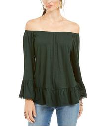 Off-The-Shoulder Bell-Sleeve Top, Created for Macy's