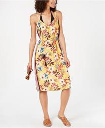 Floral Desert Tropic Printed Cover-Up Dress