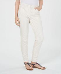 Striped Curvy Skinny-Fit Jeans, Created for Macy's