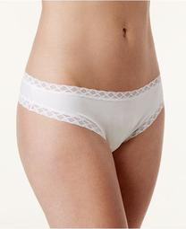 Bliss Cheeky Lace-Trim Thong 750058