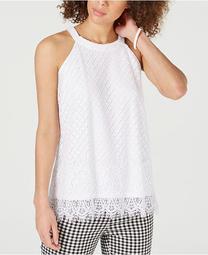 Sleeveless Lace-Trim Top, Created for Macy's