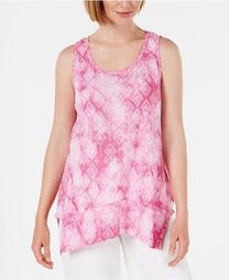Printed Scoop-Neck Swing Top, Created for Macy's