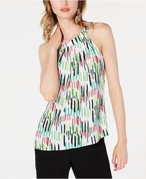 Printed Sleeveless Halter-Neck Top, Created for Macy's