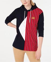 Colorblocked Embroidered Hoodie, Created for Macy's
