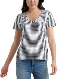 V-Neck Striped T-Shirt