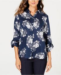 Printed Linen Shirt, Created for Macy's