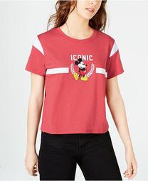 Juniors' Iconic Mickey Mouse T-Shirt
