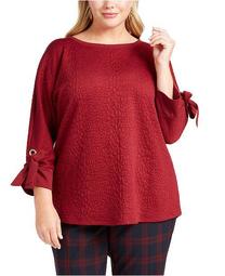 Plus Size Textured Top, Created For Macy's