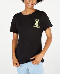 Juniors' Cotton Holy Guacamole T-Shirt