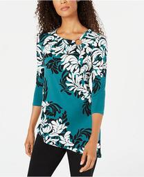 Petite Asymmetrical Top, Created for Macy's