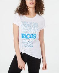 Juniors' Yummy Day Tacos Graphic T-Shirt