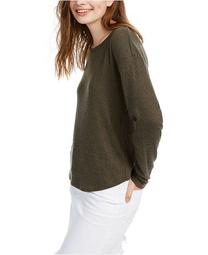 Crave Fame Juniors' Cozy Twist-Back Ribbed Top