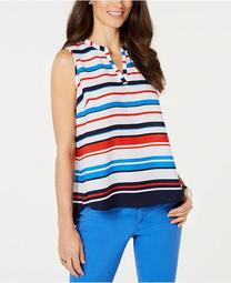 Petite Striped Top, Created for Macy's