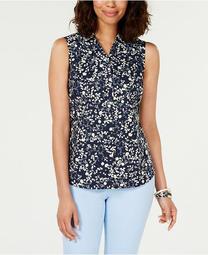 Petite Wesley Floral-Print Top, Created for Macy's