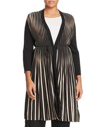 Migliore Long Pleated Cardigan