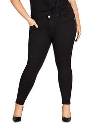 Asha Skinny Jeans in Black