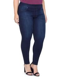 Pull-On Ankle Jeans in Dynasty Dark