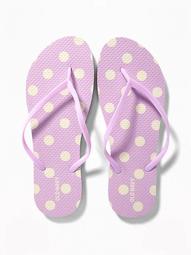 Patterned Flip-Flops for Women