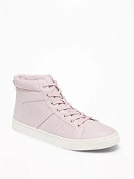 Faux-Leather High-Tops for Women