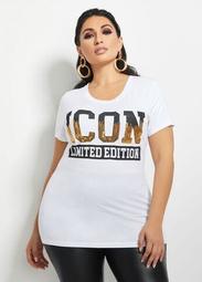 Sequined Icon Tee