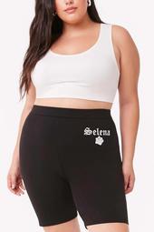 Plus Size Selena Biker Shorts