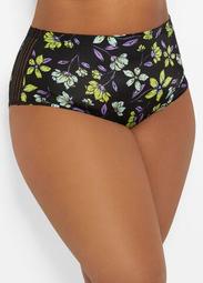 Floral Micro Mesh Hipster Panty